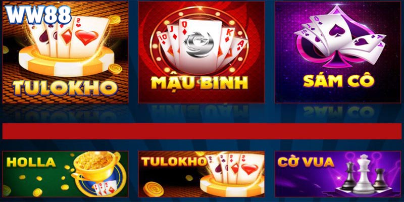 Giới thiệu sảnh game bài WW88